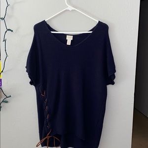 Chico’s Navy Sweater